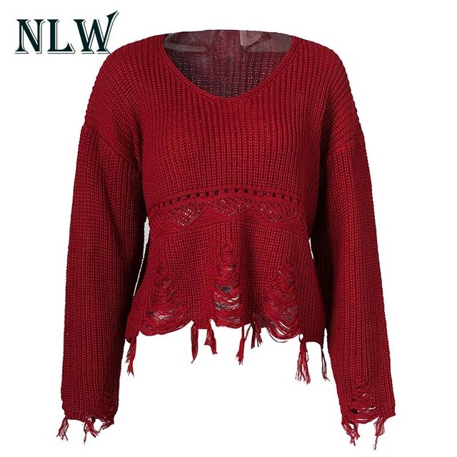 Fashion Hollow Out Tassel Women