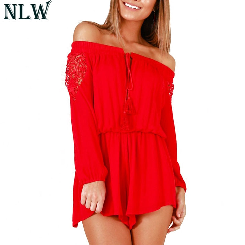 Playsuit Summer Red Sexy Beach Party Rompers