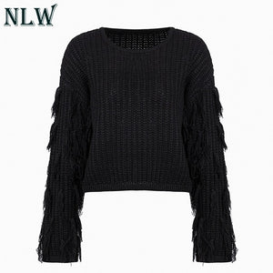 Fall Solid Long Sleeve women