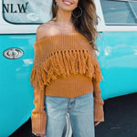 Solid Off Shoulder Women