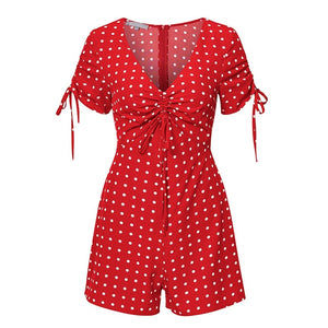 Red Polka Dot Summer Women