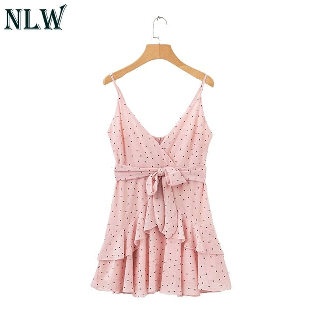 Chiffon Summer Ruffles Women Dress