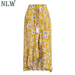 Bohemian Floral Yellow Sexy women