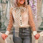 Summer Polka Dot Long Sleeves Women